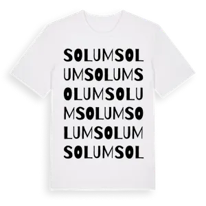 Solum ordlek t-shirt – ekologisk bomull t-shirt från Pinshirt