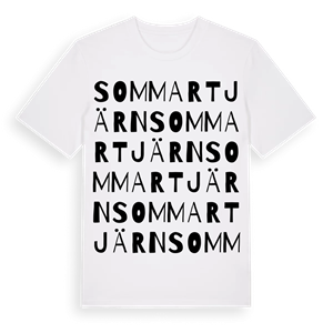 Sommartjärn ordlek t-shirt – ekologisk bomull t-shirt från Pinshirt