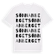White t-shirt med Sönnanberget ordlek t-shirt