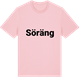 Pink Cotton t-shirt med Söräng fetstil t-shirt