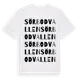 White t-shirt med Sörbodvallen ordlek t-shirt
