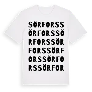 Sörfors ordlek t-shirt – ekologisk bomull t-shirt från Pinshirt