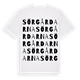 Sörgårdarna ordlek t-shirt