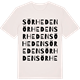 Vintage White t-shirt med Sörheden ordlek t-shirt