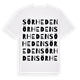 Sörheden ordlek t-shirt
