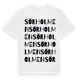 White t-shirt med Sörholmen ordlek t-shirt