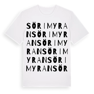 Sörimyran ordlek t-shirt – ekologisk bomull t-shirt från Pinshirt