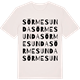 Vintage White t-shirt med Sörmesunda ordlek t-shirt