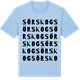 Blue Soul t-shirt med Sörskog ordlek t-shirt