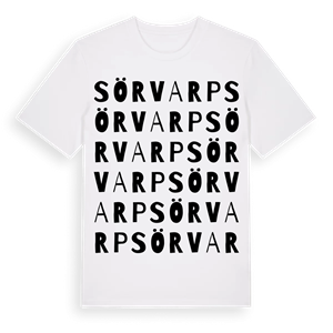 Sörvarp ordlek t-shirt – ekologisk bomull t-shirt från Pinshirt