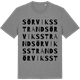 Mid Heather Gray t-shirt med Sörviksstrand ordlek t-shirt