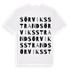 Sörviksstrand ordlek t-shirt