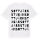 White t-shirt med Sottjärnstugan ordlek t-shirt