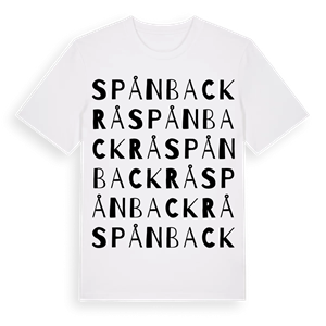Spånbackrå ordlek t-shirt – ekologisk bomull t-shirt från Pinshirt