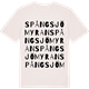Vintage White t-shirt med Spångsjömyran ordlek t-shirt
