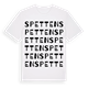 Spetten ordlek t-shirt
