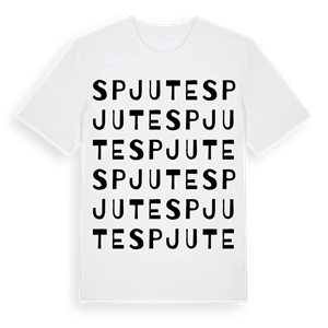 Spjute ordlek t-shirt – ekologisk bomull t-shirt från Pinshirt