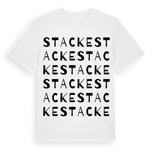 Stacke ordlek t-shirt – ekologisk bomull t-shirt från Pinshirt