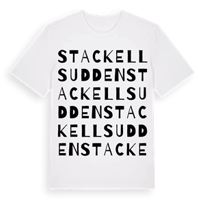 Stackellsudden ordlek t-shirt – ekologisk bomull t-shirt från Pinshirt