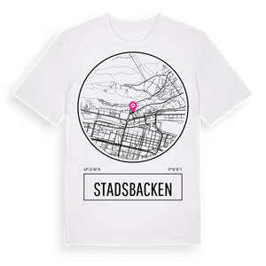 Stadsbacken t-shirt – ekologisk bomull t-shirt från Pinshirt