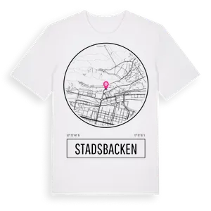 Stadsbacken t-shirt – ekologisk bomull t-shirt från Pinshirt