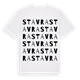 White t-shirt med Stavra ordlek t-shirt