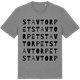 Mid Heather Gray t-shirt med Stavtorpet ordlek t-shirt