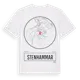 White t-shirt med Stenhammar t-shirt