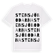 White t-shirt med Stensjöbodarna ordlek t-shirt