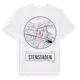 White t-shirt med Stenstaden t-shirt
