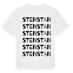 Stenstan ordlek t-shirt – ekologisk bomull t-shirt från Pinshirt