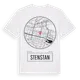 White t-shirt med Stenstan t-shirt