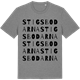 Mid Heather Gray t-shirt med Stigsbodarna ordlek t-shirt