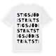 Stigsjö distrikt ordlek t-shirt
