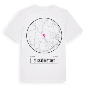 Stigsjö Distrikt t-shirt – ekologisk bomull t-shirt från Pinshirt