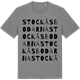 Mid Heather Gray t-shirt med Stockåsbodarna ordlek t-shirt