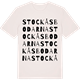 Vintage White t-shirt med Stockåsbodarna ordlek t-shirt