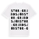 Stor-Grundsjön ordlek t-shirt