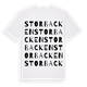 White t-shirt med Storbacken ordlek t-shirt