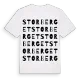 Storberget ordlek t-shirt