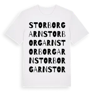 Storborgarn ordlek t-shirt – ekologisk bomull t-shirt från Pinshirt
