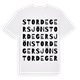 Stordegersjön ordlek t-shirt