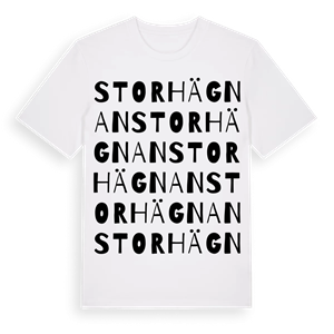 Storhägnan ordlek t-shirt – ekologisk bomull t-shirt från Pinshirt