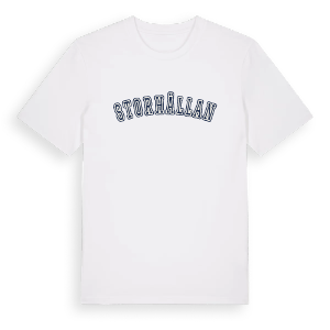Storhällan college t-shirt – ekologisk bomull t-shirt från Pinshirt