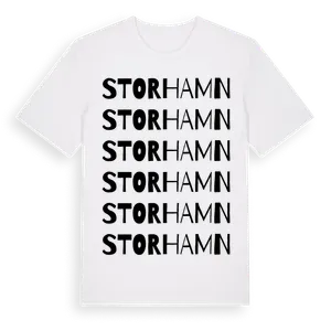 Storhamn ordlek t-shirt – ekologisk bomull t-shirt från Pinshirt