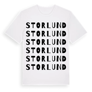 Storlund ordlek t-shirt – ekologisk bomull t-shirt från Pinshirt