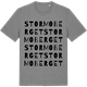 Mid Heather Gray t-shirt med Stormoberget ordlek t-shirt