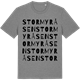 Mid Heather Gray t-shirt med Stormyråsen ordlek t-shirt