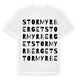White t-shirt med Stormyrberget ordlek t-shirt
