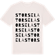 Vintage White t-shirt med Storsela ordlek t-shirt